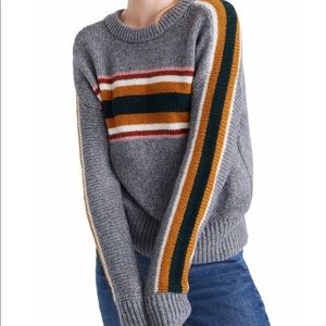 Madewell Striped Heath Pullover Sweater